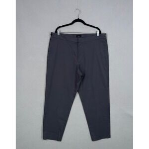 Theory Trousers Mens 38x28 Gray Pants Cotton Blend Chino Minimalist Luxe